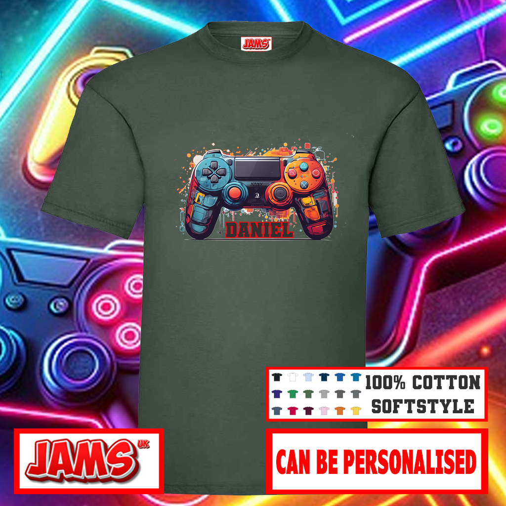 Personalised Game Controller T-Shirt
