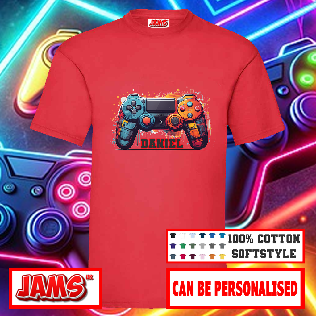 Personalised Game Controller T-Shirt