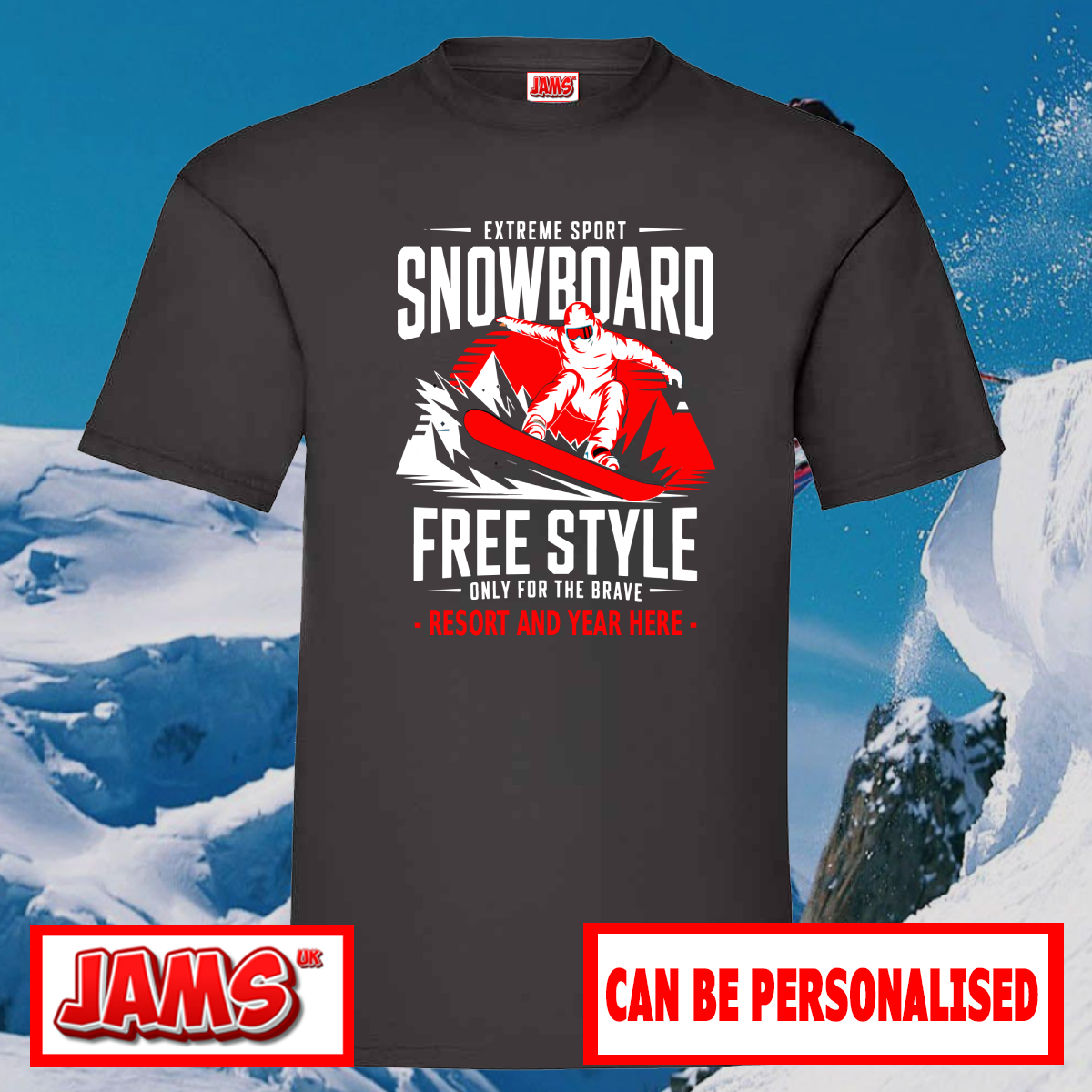 Snowboarding T Shirt