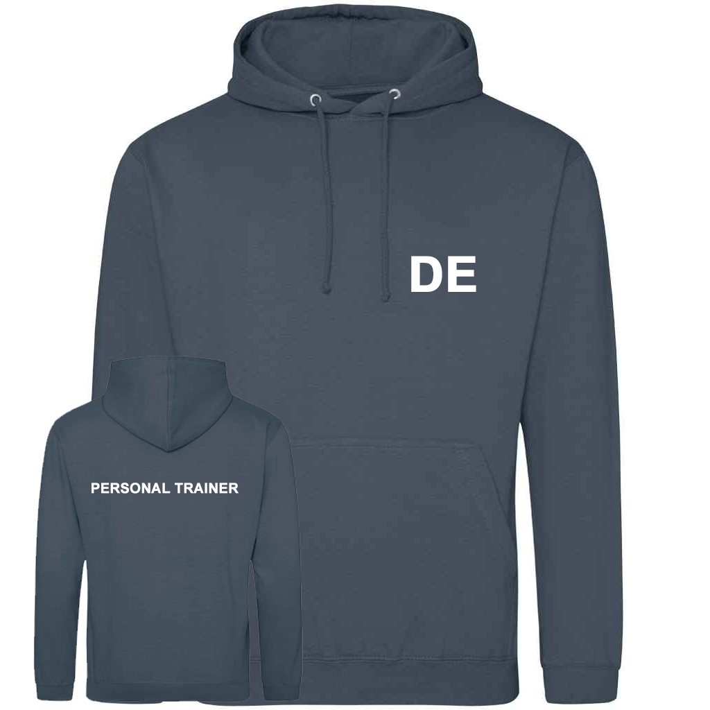 Personal Trainer Hoodie With Initials – Mens Fit
