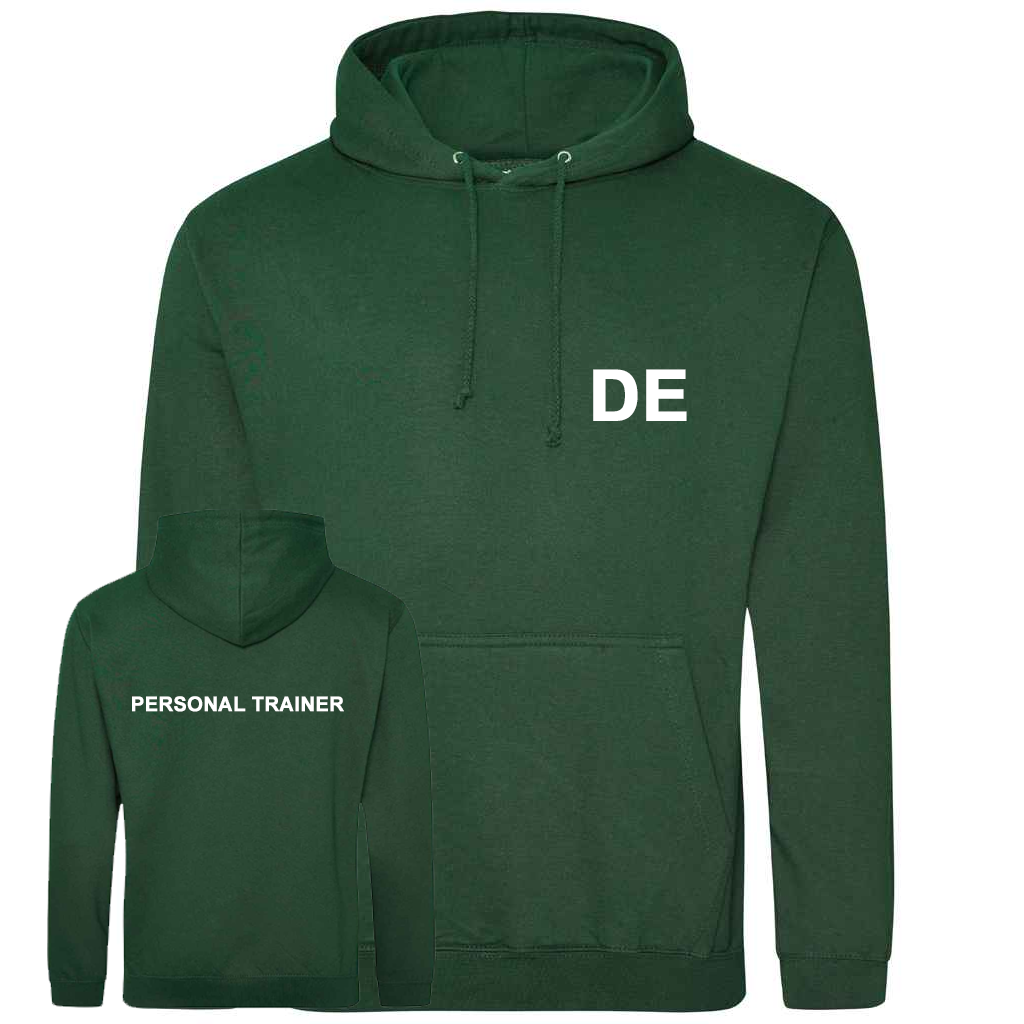 Personal Trainer Hoodie With Initials – Mens Fit