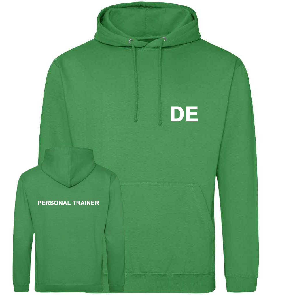 Personal Trainer Hoodie With Initials – Mens Fit