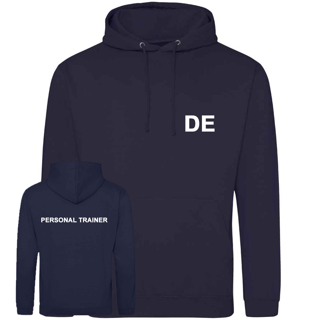 Personal Trainer Hoodie With Initials – Mens Fit