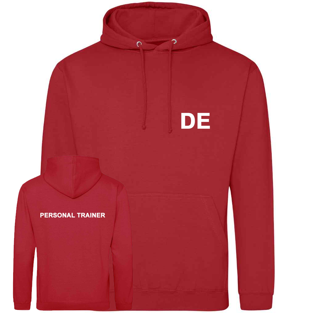 Personal Trainer Hoodie With Initials – Mens Fit