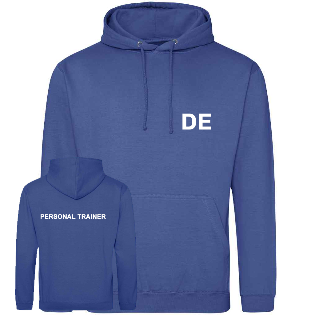 Personal Trainer Hoodie With Initials – Mens Fit