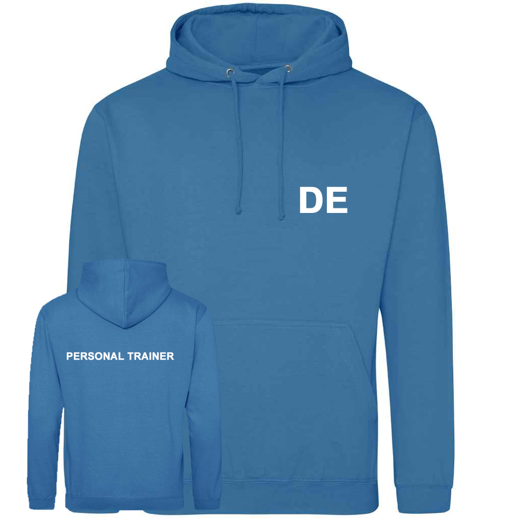 Personal Trainer Hoodie With Initials – Mens Fit