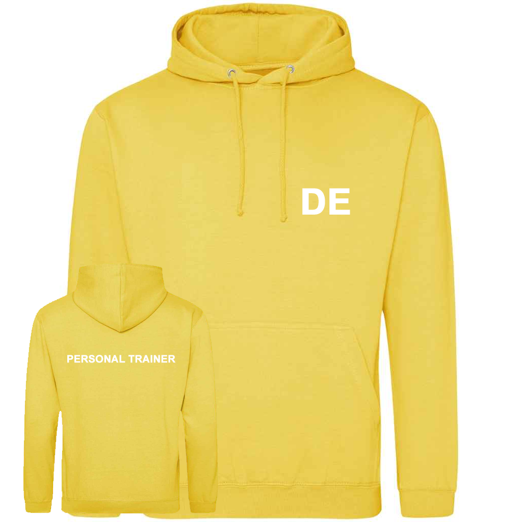 Personal Trainer Hoodie With Initials – Mens Fit