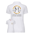 Personal Trainer Polo With Your Logo Front & Back - Ladies Fit