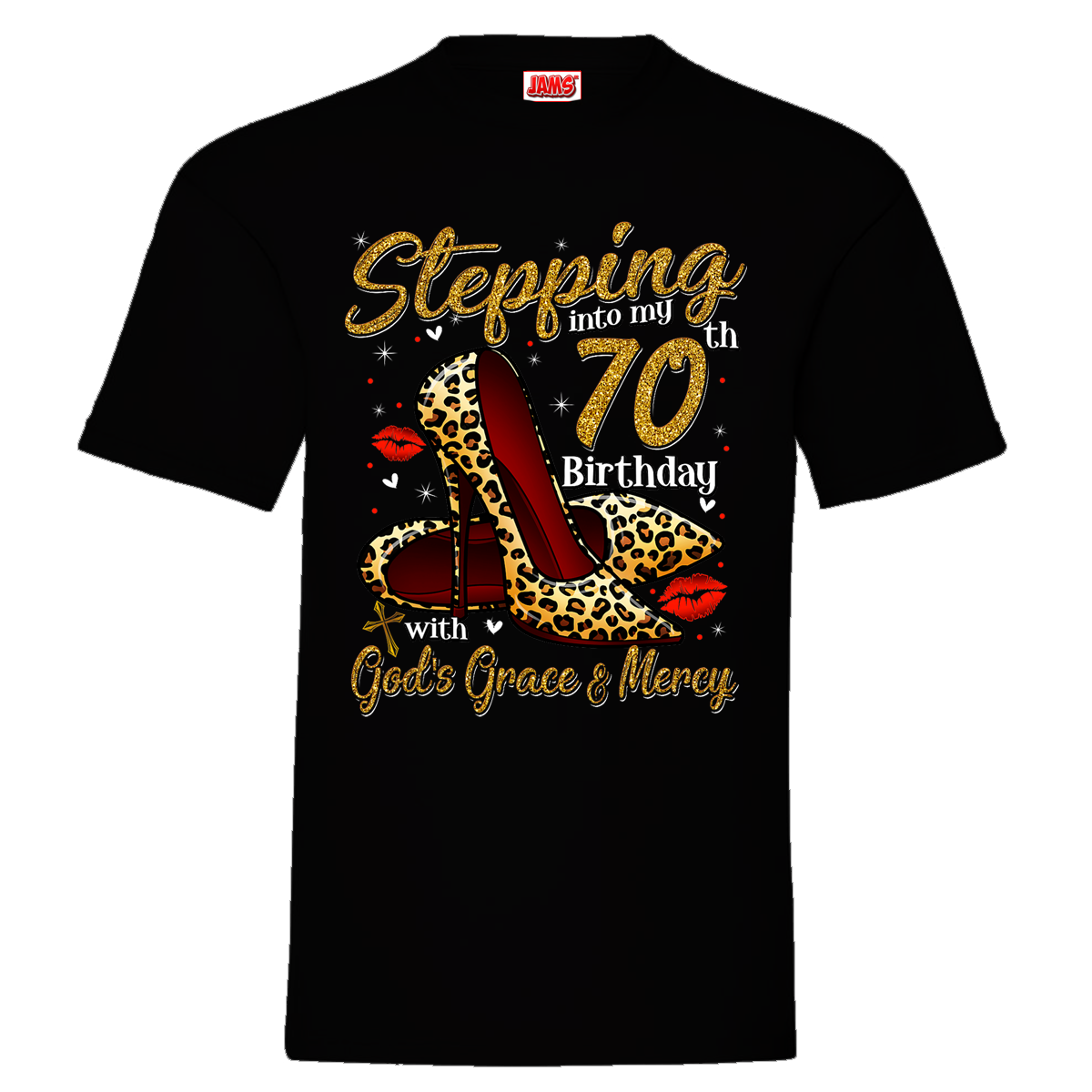 70th Birthday Tee - Stepping In