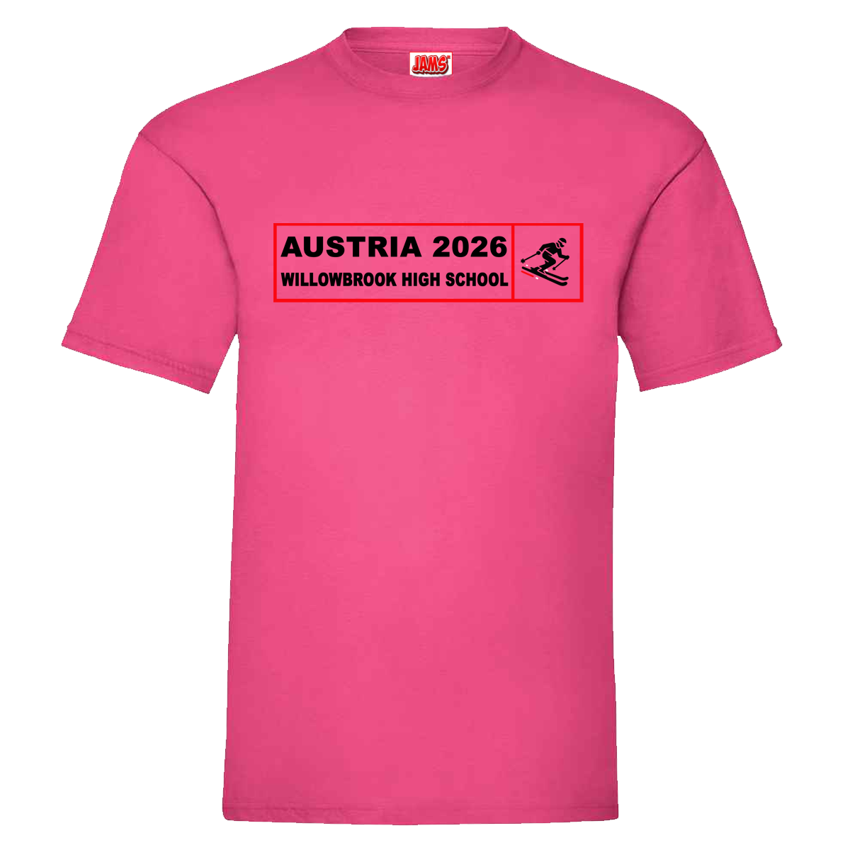 School Trip Ski T Shirt - Box Design
