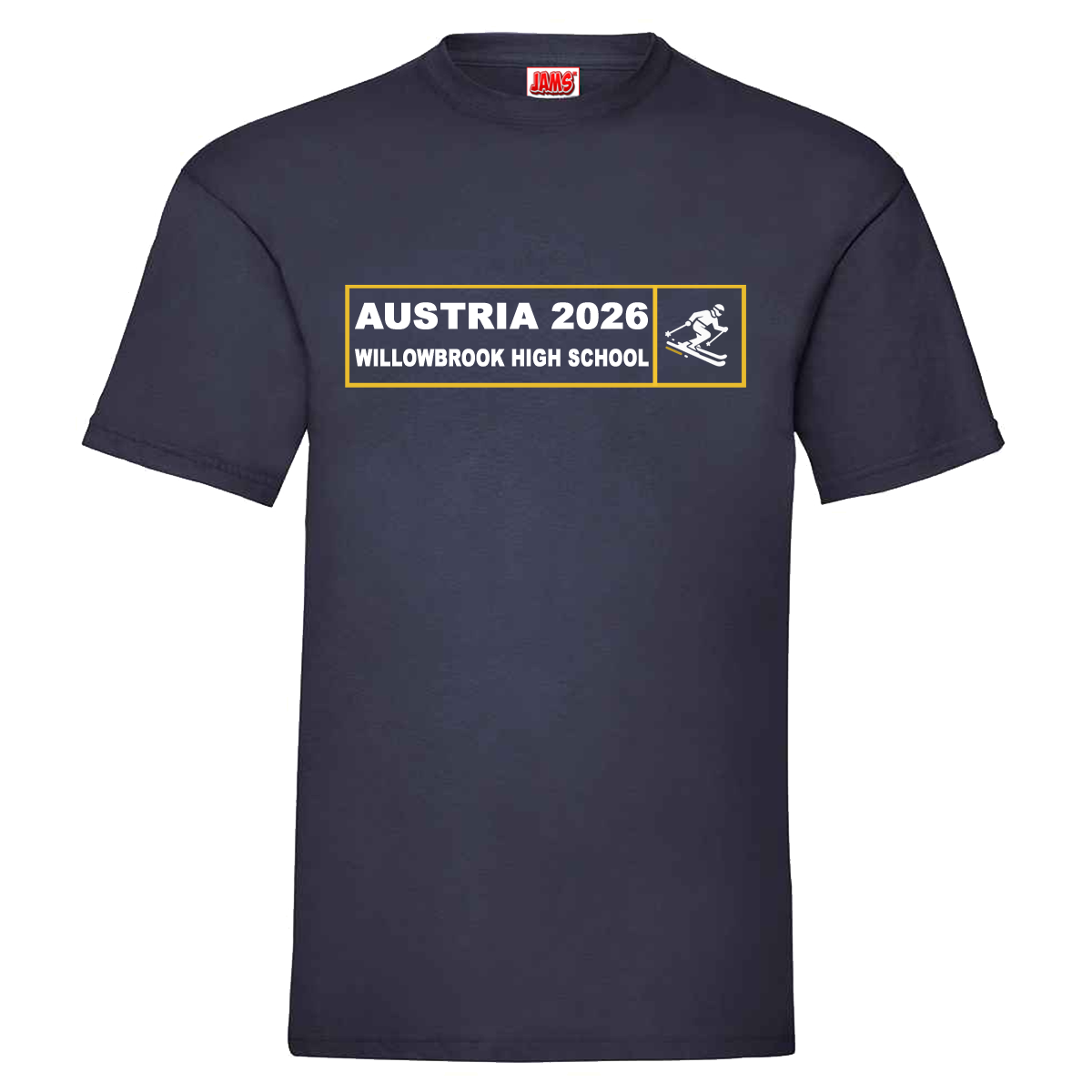 School Trip Ski T Shirt - Box Design