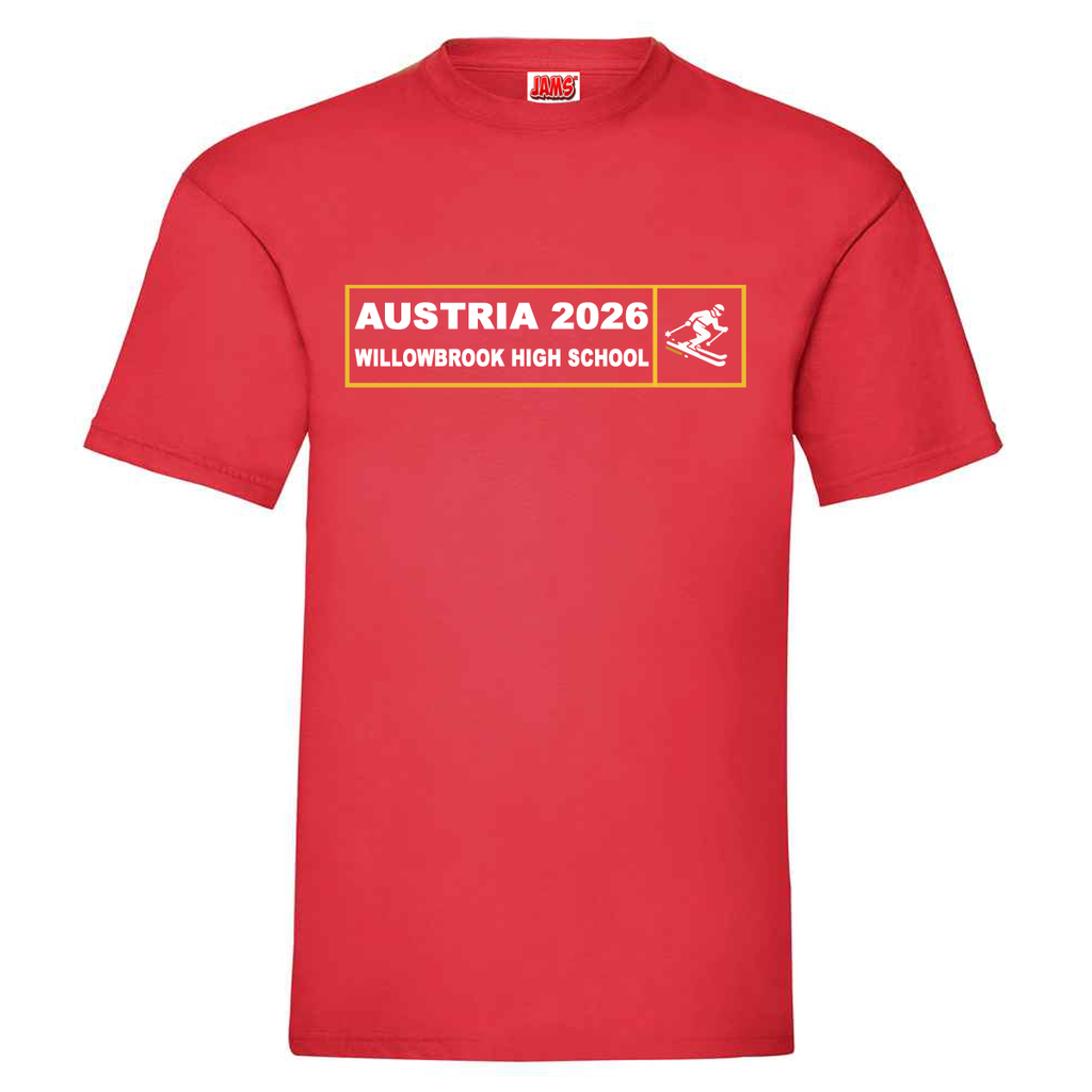 School Trip Ski T Shirt - Box Design