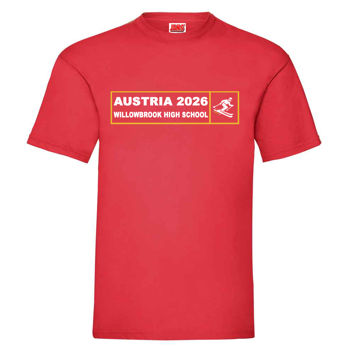 School Trip Ski T Shirt - Box Design