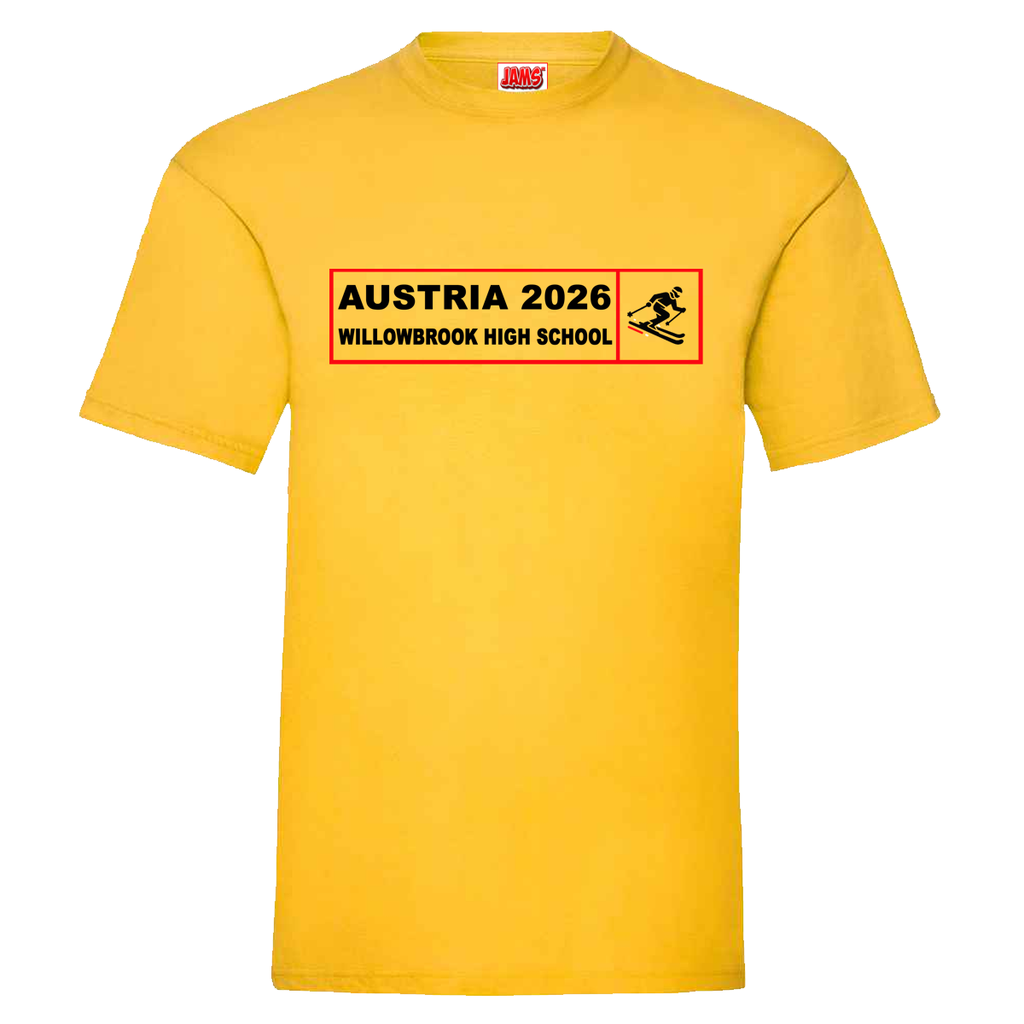 School Trip Ski T Shirt - Box Design