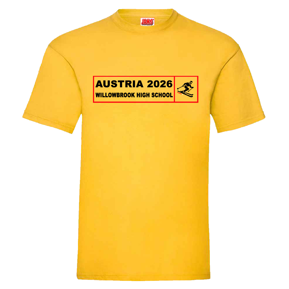 School Trip Ski T Shirt - Box Design
