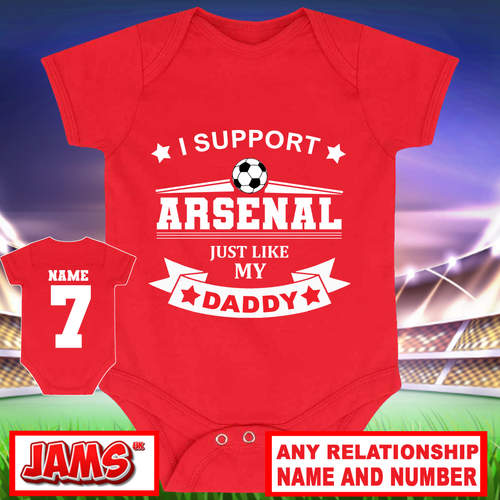 Arsenal Baby Grow