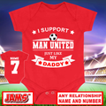 Man United Baby Grow