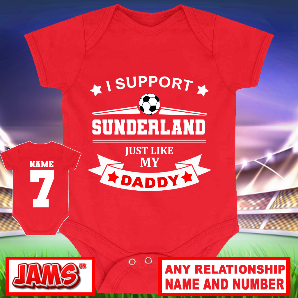 Sunderland Football Baby Grow