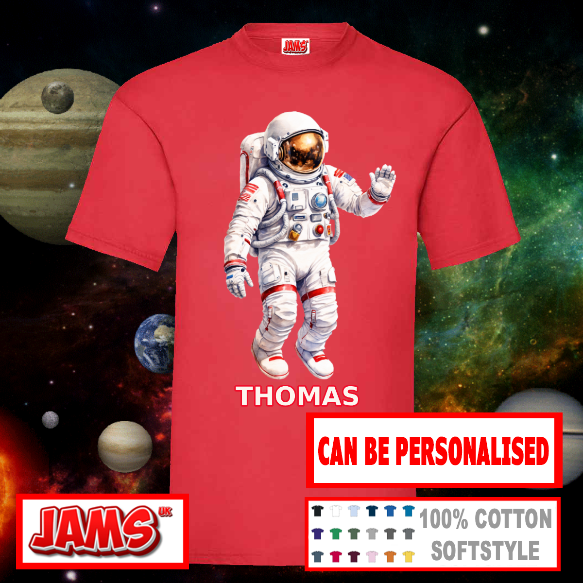 Astronaut Wave T-Shirt
