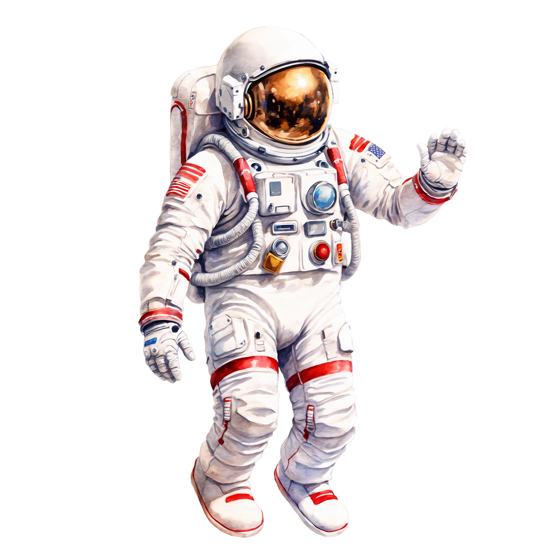 Astronaut Wave T-Shirt