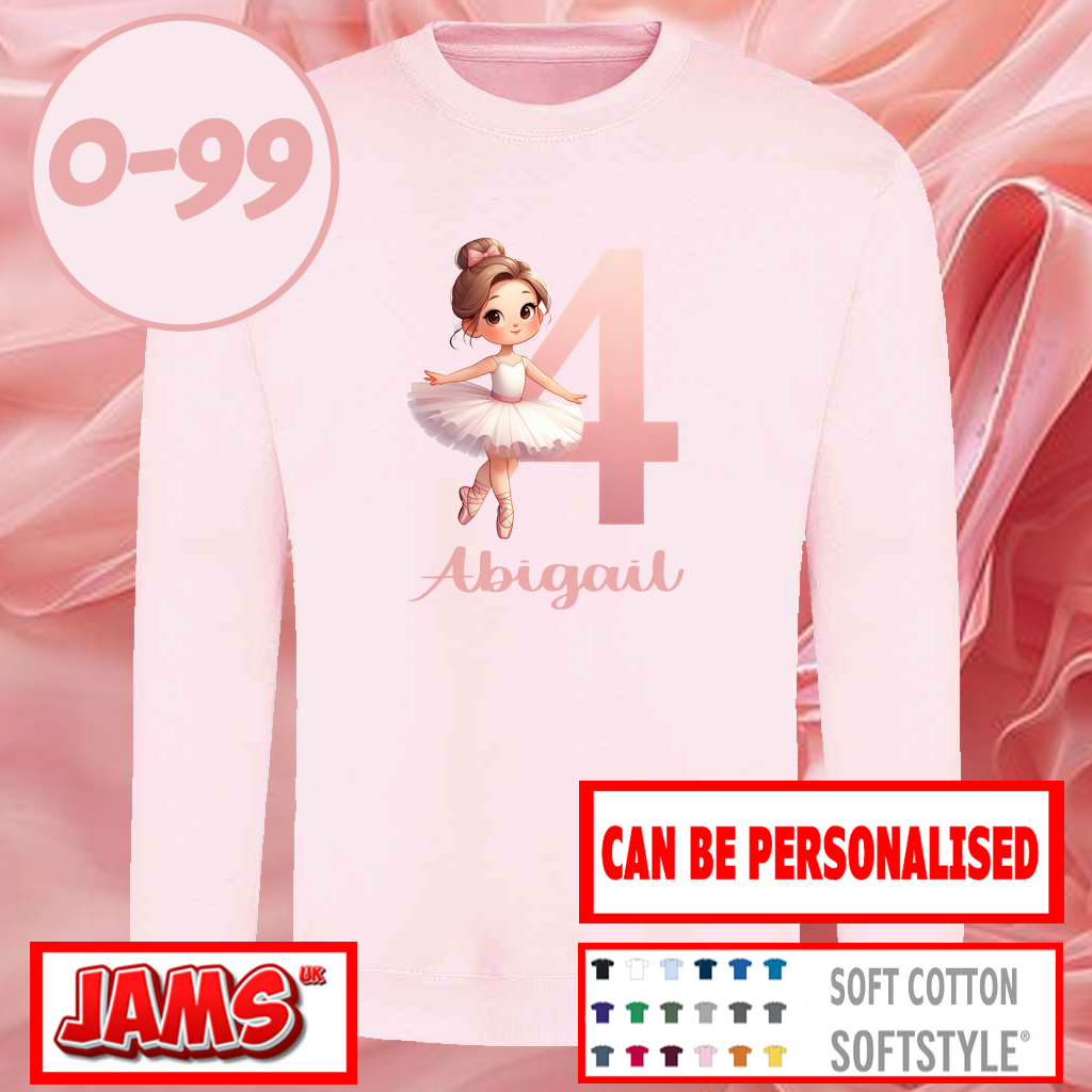 Dance Princess Ballerina Sweatshirt