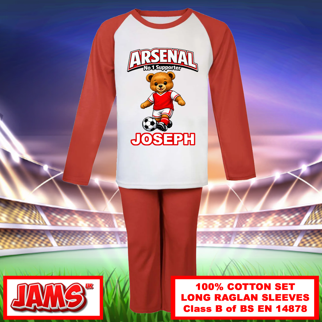 Arsenal No1 Supporter Pyjamas
