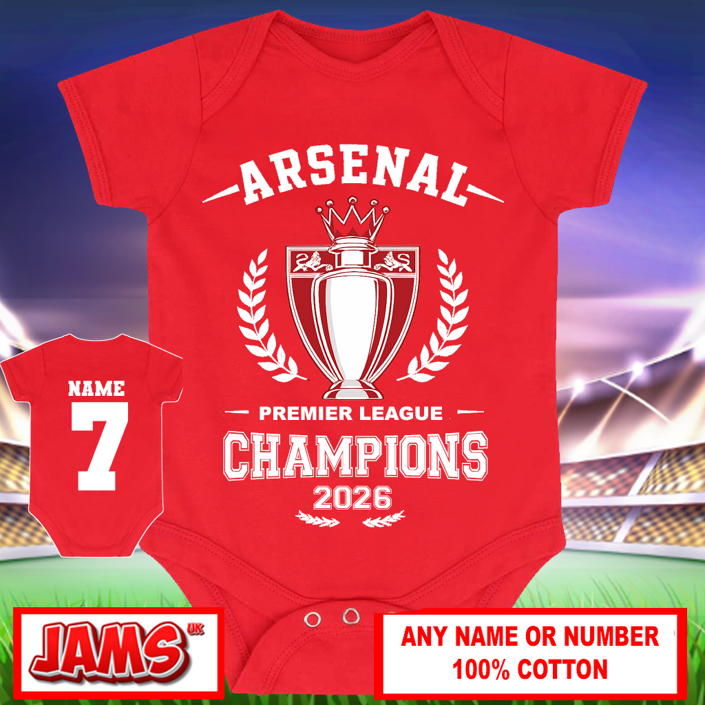 Arsenal Baby Grow - Champions