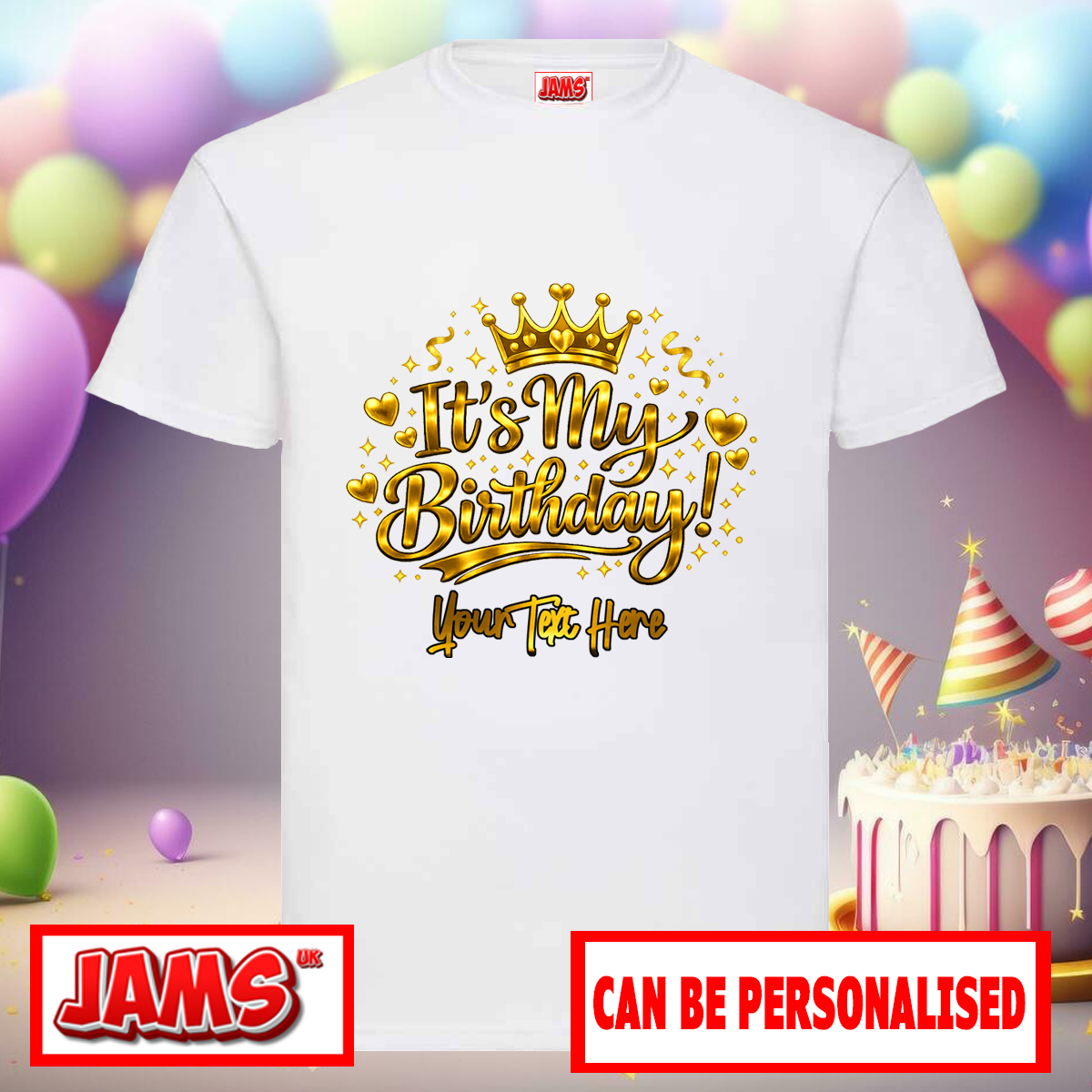 Birthday Crown Gold