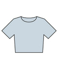 Women’s heavyweight washed cropped tee