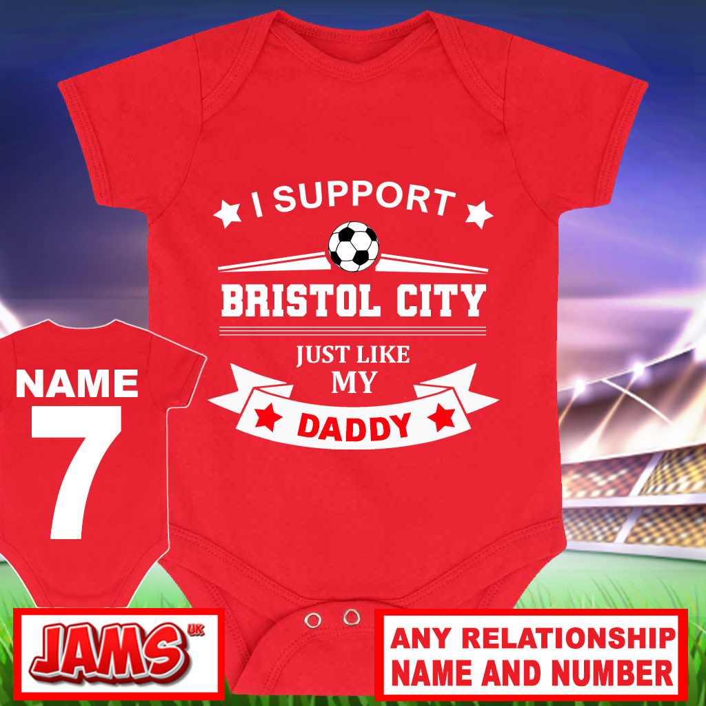 Bristol City Baby Grow - 2 Pack