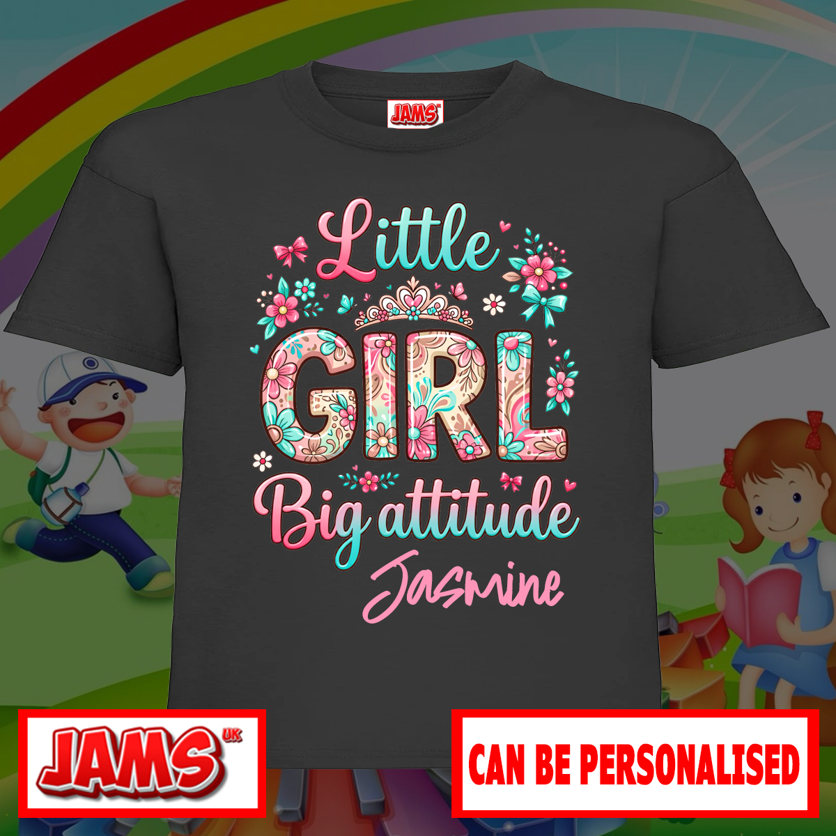 Little Girl Big Attitude - Flowers