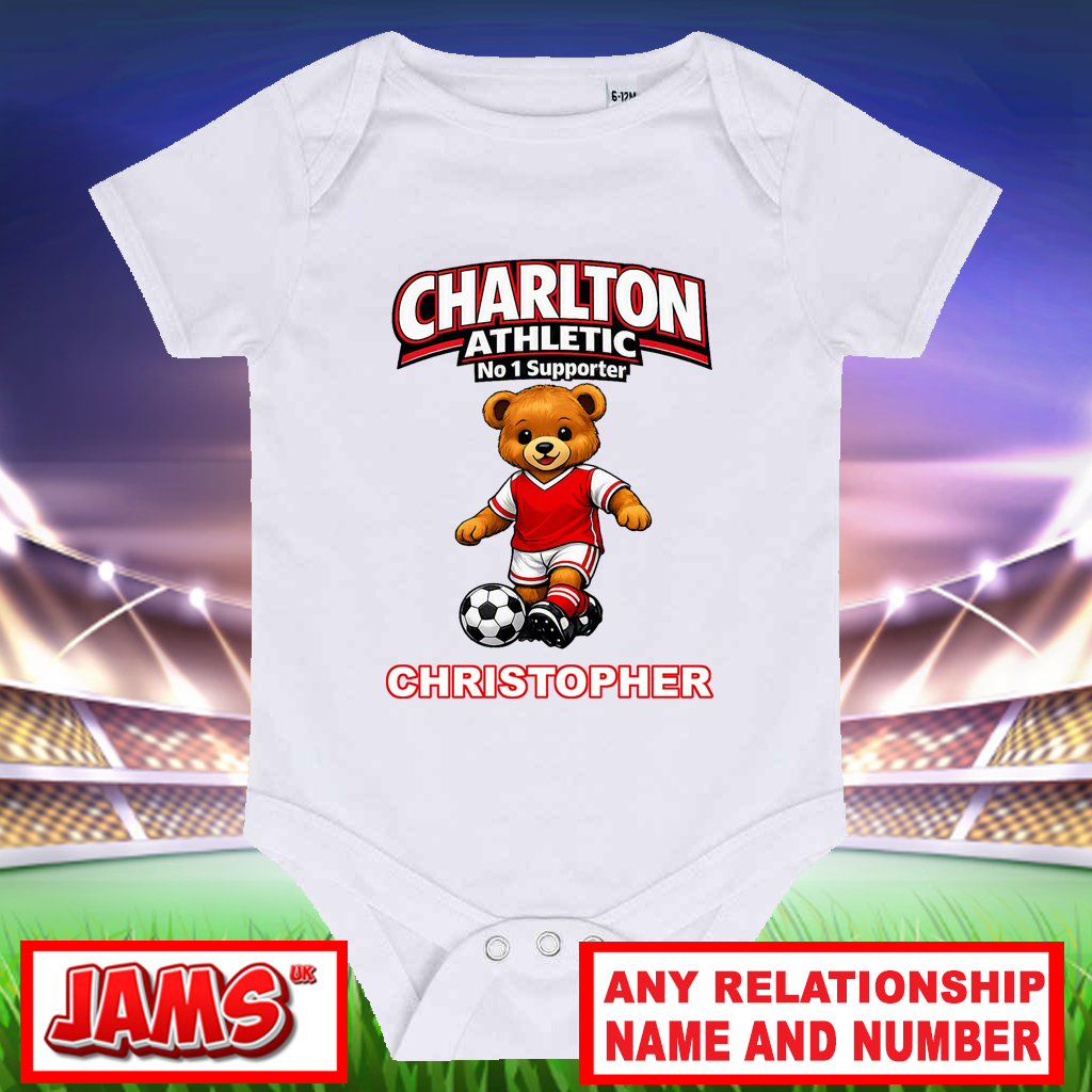 Charlton No1 Supporter Baby Grow