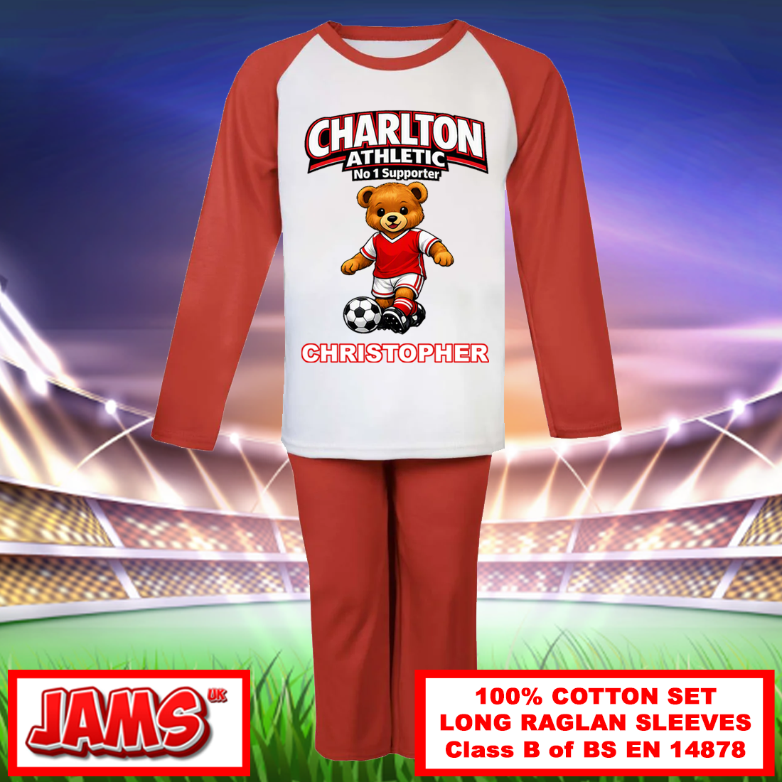 Charlton Athletic No1 Supporter Pyjamas