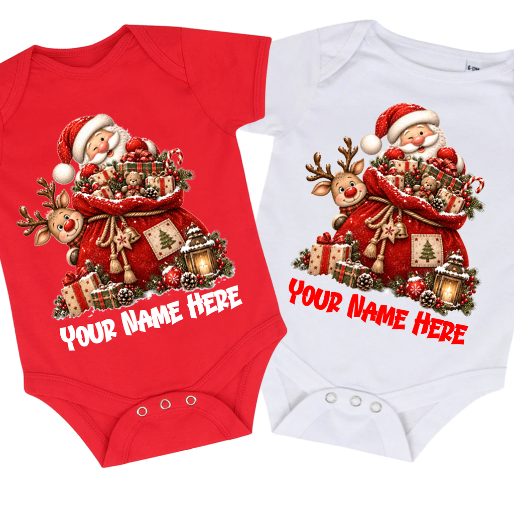 Santa Sack Baby Grow
