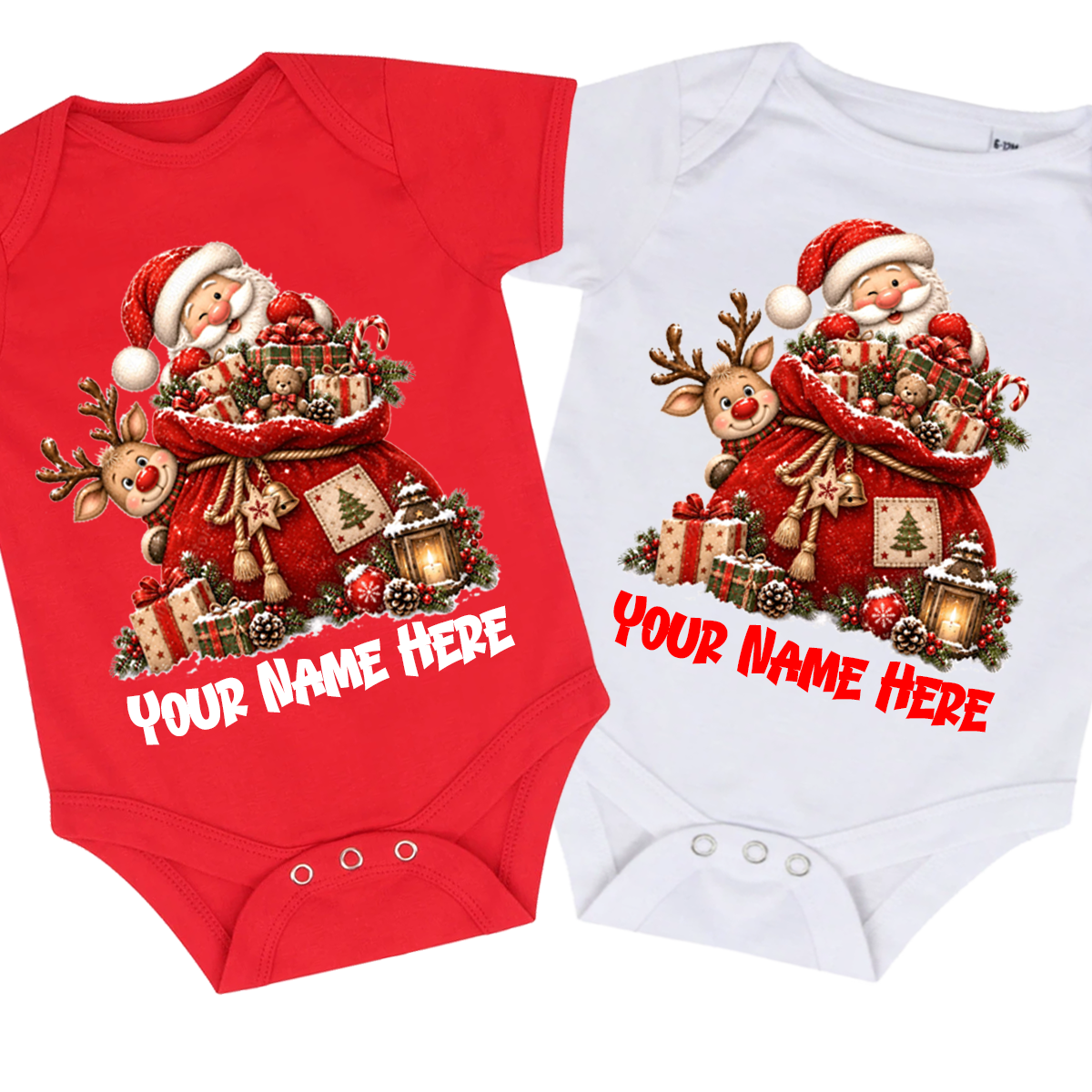 Santa Sack Baby Grow
