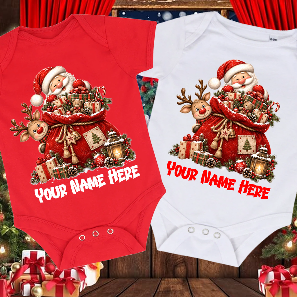 Santa Sack Baby Grow