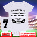 Derby County Baby Grow