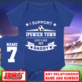Ipswich Town Baby Grow