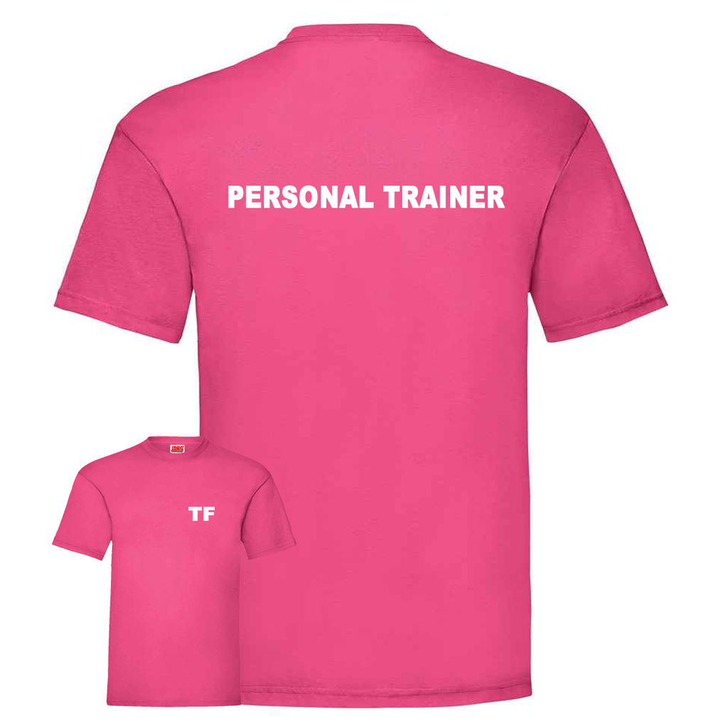 Personal Trainer Tee With Initials - Ladies Fit