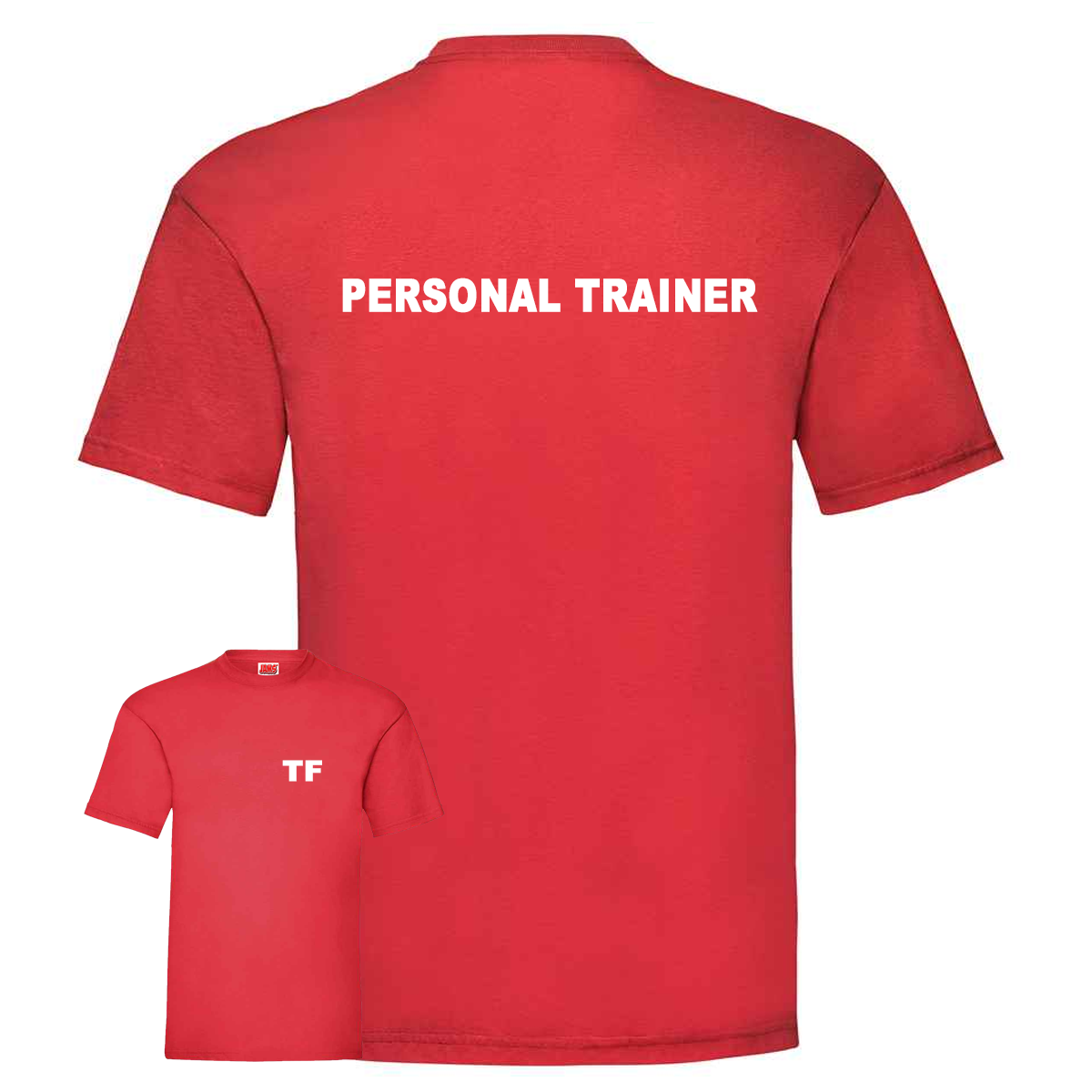 Personal Trainer Tee With Initials - Ladies Fit