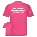 Personal Trainer With Initials, Name & Number - Mens Fit