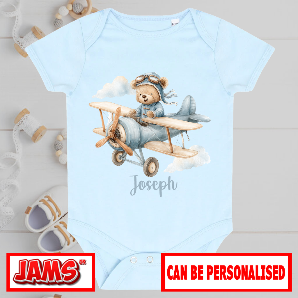 Aeroplane Baby Grow