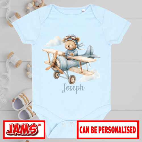 Aeroplane Baby Grow
