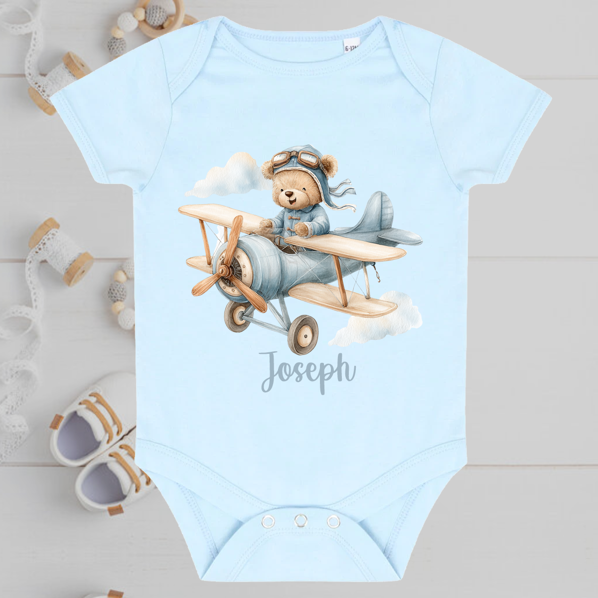 Aeroplane Baby Grow
