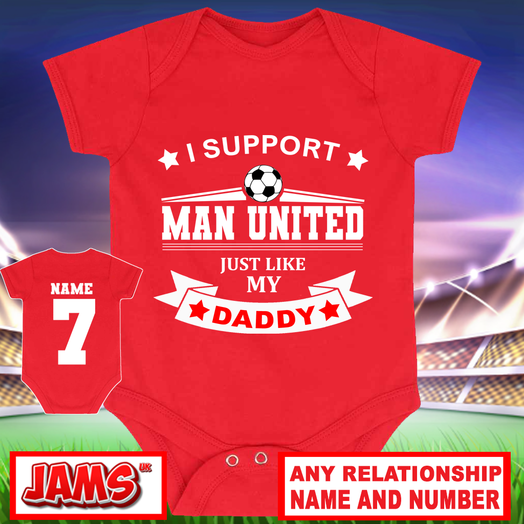 Manchester United Baby Grow - 2 Pack