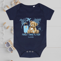 First Time Flyer World Baby Grow Boys