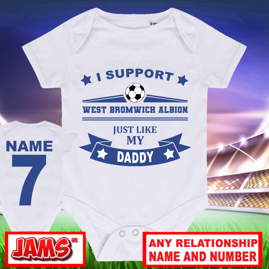 West Bromwich Albion Baby Grow