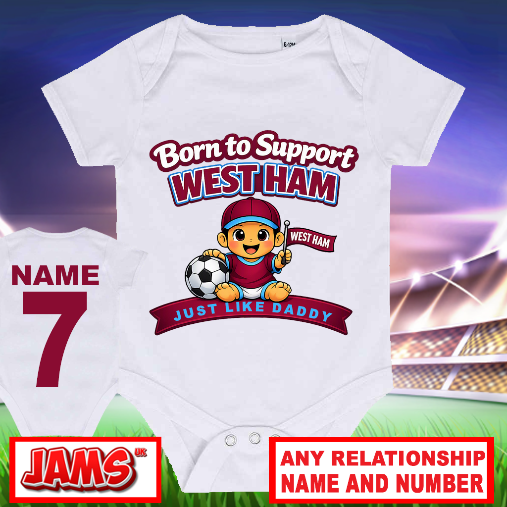West Ham Baby Grow - 2 Pack