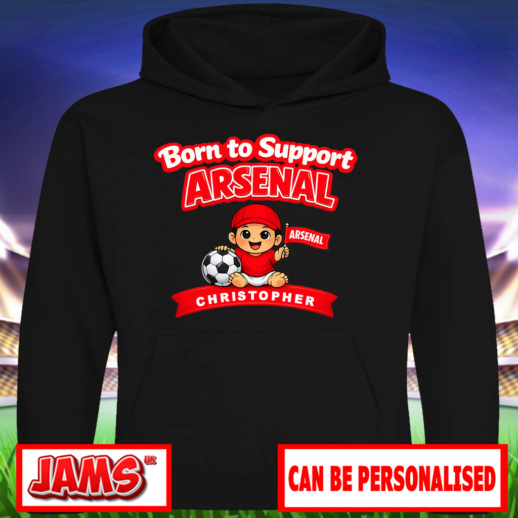 Arsenal - Born To Support Hoodie