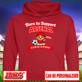 Arsenal - Born To Support Hoodie